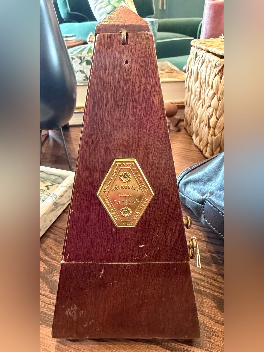 Antique French Metronome Maelzel - Still Works!